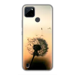 Силиконовый Чехол с одуванчиками на Realme C25Y (Роздумаханый одуванчик)