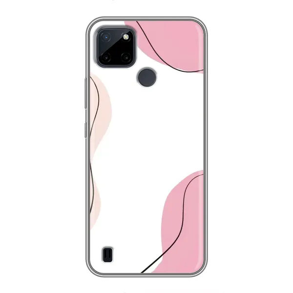 Чехол с рисунком «Розовый фон» для Realme C25Y Чехол с рисунком «Розовый фон» для Realme C25Y