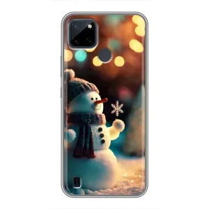 Чохли на Новий Рік Realme C25Y (Сніговик святковий)