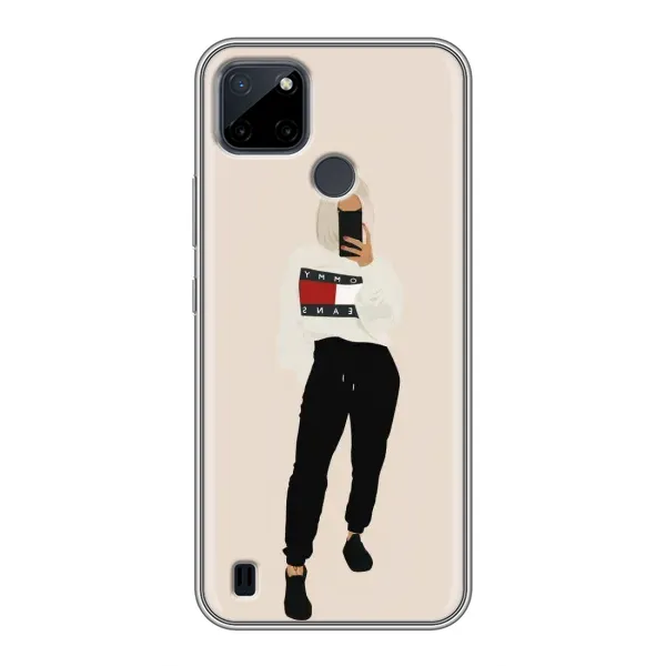 Чехол с рисунком «Стильная» для Realme C25Y