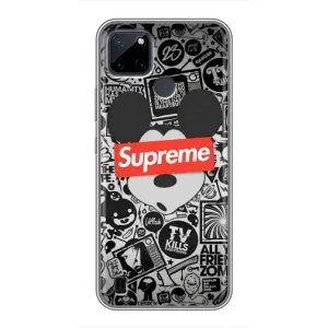 Чехол с Брендами одежды на Realme C25Y (Supreme Маус)
