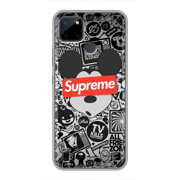 Чехол с рисунком «Supreme Маус» для Realme C25Y