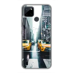 Силиконовый бампер (Работники) на Realme C25Y (Такси)