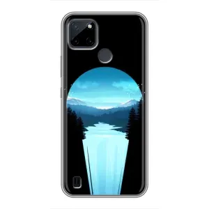Літній Чохол на Realme C25Y (Синій Водоспад)