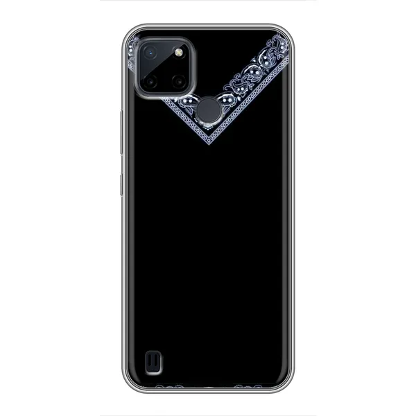 Чехол с рисунком «Воротник вышиванки» для Realme C25Y Чехол с рисунком «Воротник вышиванки» для Realme C25Y