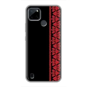 Силиконовый Чехол на Realme C25Y с картинкой Вышиванки