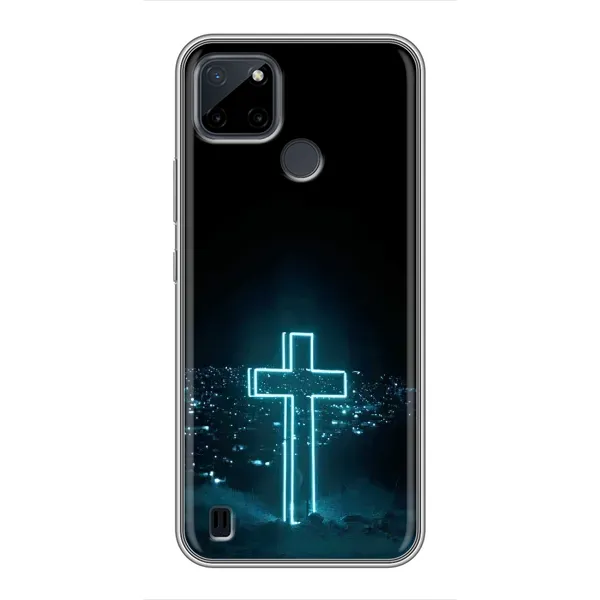 Чехол с рисунком «Яркий Крест» для Realme C25Y Чехол с рисунком «Яркий Крест» для Realme C25Y