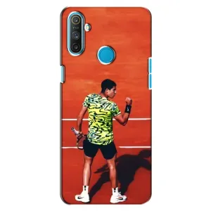 Чехлы с принтом Спортивная тематика для Realme C3 (Алькарас Теннисист)