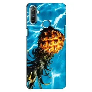 Чехол с изображением вкусной еды для Realme C3 (Ананас)