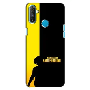 Чохол (TPU) з картинкою "Лого Пабг" на Реалмі С3 (Battlegrounds)