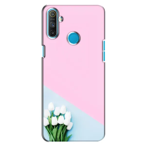Чехол с рисунком «Белые тюльпаны» для Realme C3 Чехол с рисунком «Белые тюльпаны» для Realme C3