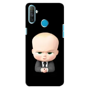 Мультяшный принт на Чехол для Реалми С3 (Бос)
