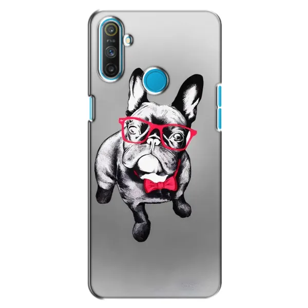 Чехол с рисунком «Бульдог в очках» для Realme C3 Чехол с рисунком «Бульдог в очках» для Realme C3