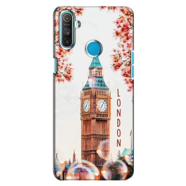 Чехол с рисунком «Часы Лондон» для Realme C3