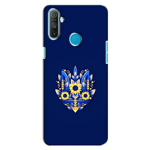 Чехол с рисунком «Цветущий Герб» для Realme C3