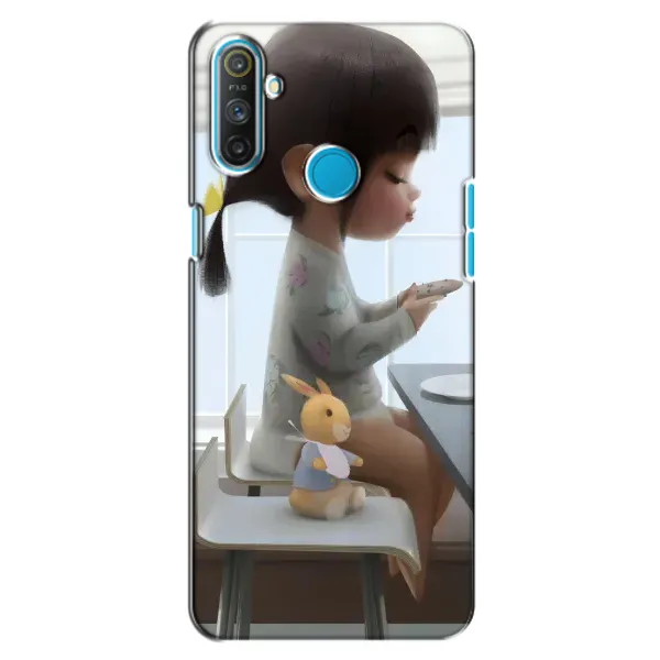 Чехол с рисунком «Девочка с игрушкой» для Realme C3 Чехол с рисунком «Девочка с игрушкой» для Realme C3