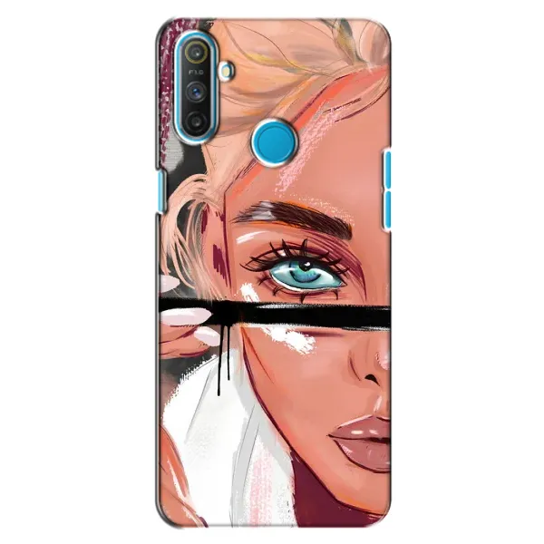 Чехол с рисунком «Девушка и ресницы» для Realme C3 Чехол с рисунком «Девушка и ресницы» для Realme C3