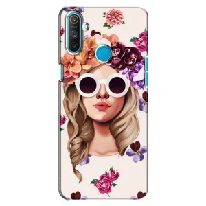 Чехол с картинкой Модные Девчонки Realme C3 (Девушка в очках)