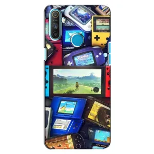 Чехол с рисунком «Джойстики» для Realme C3