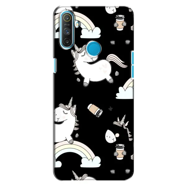 Чехол с рисунком «Единорог с кофе» для Realme C3 Чехол с рисунком «Единорог с кофе» для Realme C3