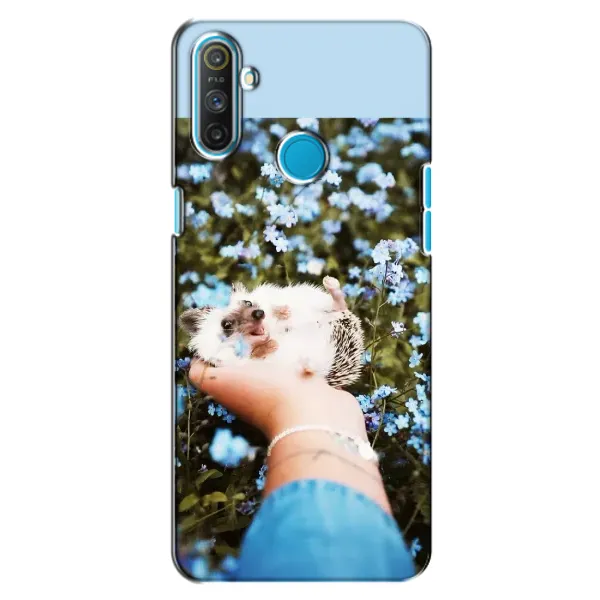 Чехол с рисунком «Ежик на руках» для Realme C3
