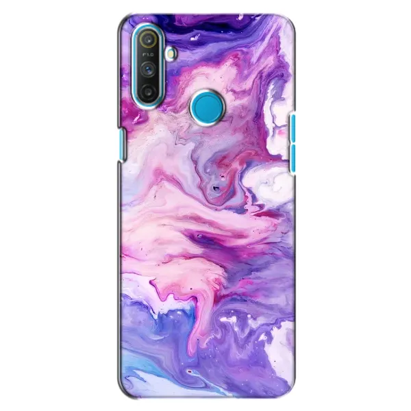 Чехол с рисунком «Фиолетовый мрамор» для Realme C3 Чехол с рисунком «Фиолетовый мрамор» для Realme C3