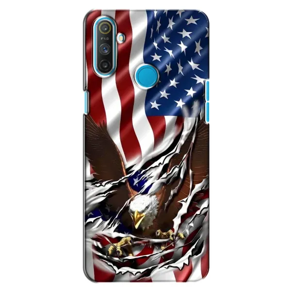 Чехол с рисунком «Флаг USA» для Realme C3