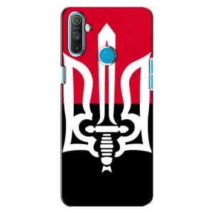 Чехлы УПА (Красно-Чёрный) на Realme C3 (Герб Украины)
