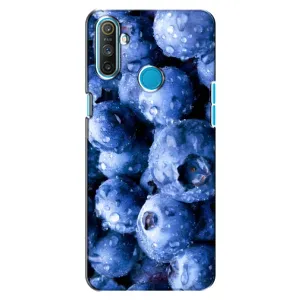 Чехол с изображением вкусной еды для Realme C3 (Голубика)
