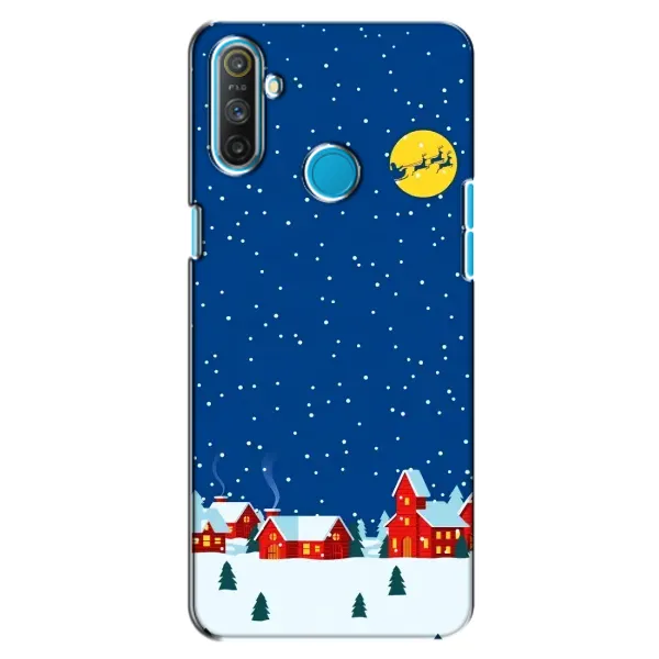 Чехол с рисунком «Город в снегу» для Realme C3 Чехол с рисунком «Город в снегу» для Realme C3