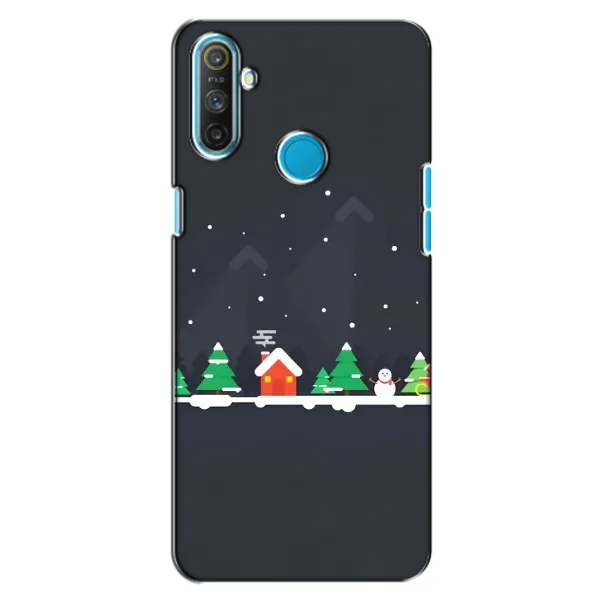 Чехол с рисунком «Город зимний» для Realme C3 Чехол с рисунком «Город зимний» для Realme C3