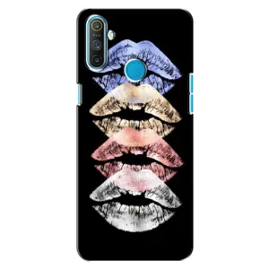 Чехол Стильные девушки на Realme C3 (Губы)