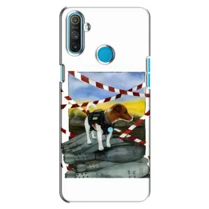 Чехол с принтом Собаки Патрон для Realme C3 (Храбрый Патрон)