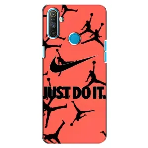 Силиконовый Чехол Nike Air Jordan на Реалми С3 (Just Do It)