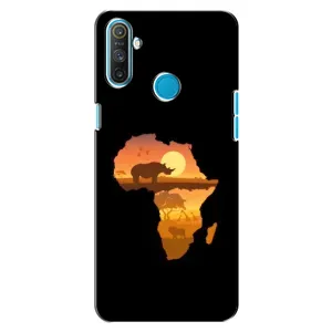 Летний Чехол на Realme C3 (Карта)