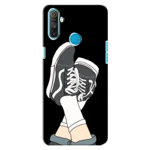 Чехол с Прикольным принтом на Realme C3 (Кеды)