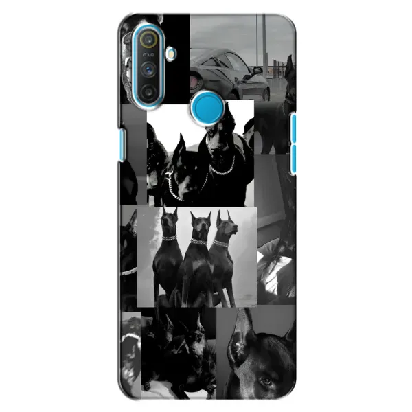 Чехол с рисунком «Коллаж Доберман» для Realme C3 Чехол с рисунком «Коллаж Доберман» для Realme C3