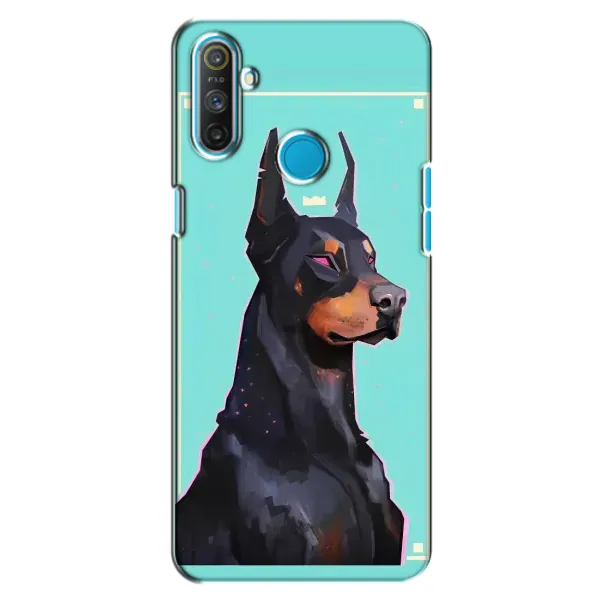 Чехол с рисунком «Король доберман» для Realme C3 Чехол с рисунком «Король доберман» для Realme C3