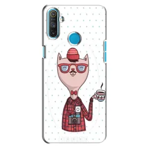 Чехол на тематику: Коты для Realme C3 (Кот аристократ)