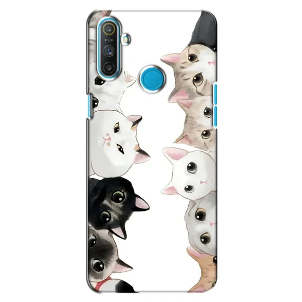 Чехол с рисунком «Коты» для Realme C3