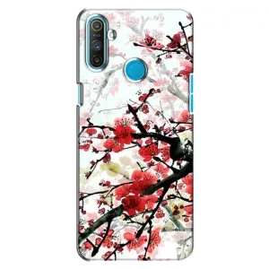 Чехол с принтом САКУРЫ на Realme C3 (Красивая Сакура)