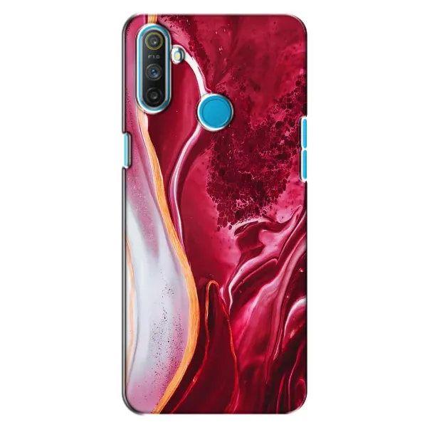 Чехол с рисунком «Красный мрамор» для Realme C3 Чехол с рисунком «Красный мрамор» для Realme C3