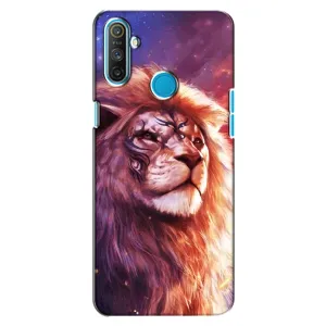 Чехол с картинкой на Realme C3 (Красочный ЛЕВ)