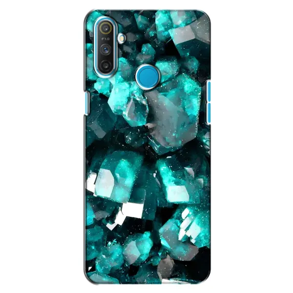 Чехол с рисунком «Кристалы» для Realme C3