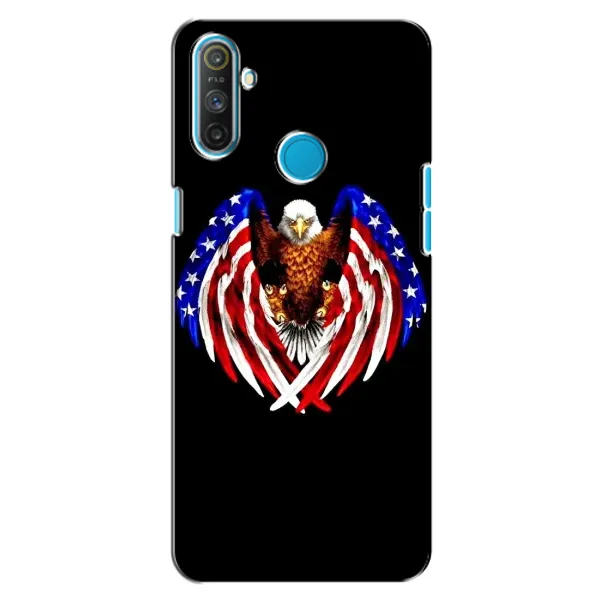 Чехол с рисунком «Крылья США» для Realme C3