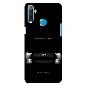Чехлы с тематикой "Крутые машины" на Realme C3 (Черный Land Rover)