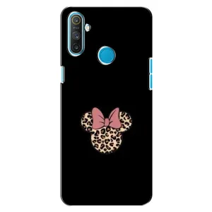 Чехол с леопардовым принтом на Realme C3 (Леопардовая Минни)