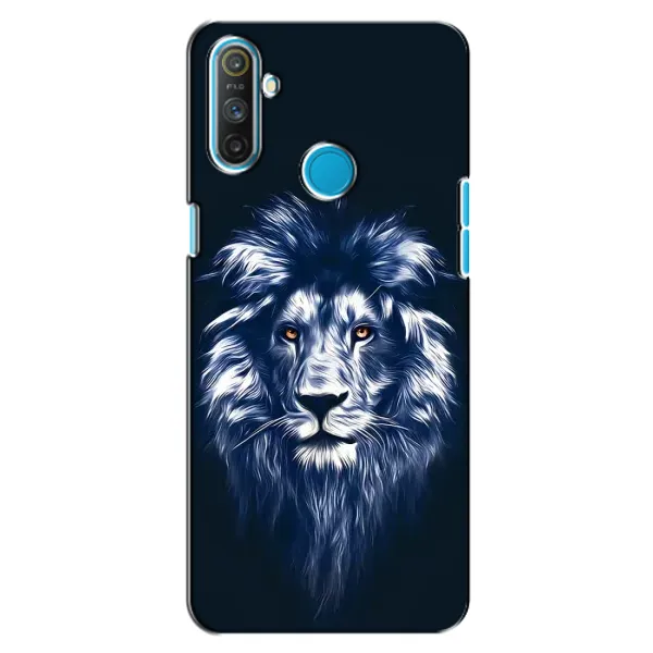 Чехол с рисунком «Лев - синий» для Realme C3 Чехол с рисунком «Лев - синий» для Realme C3