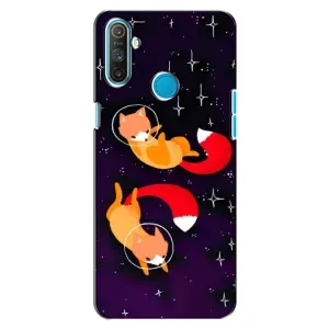 Чехол с Лисичкой для Realme C3 (Лисы)