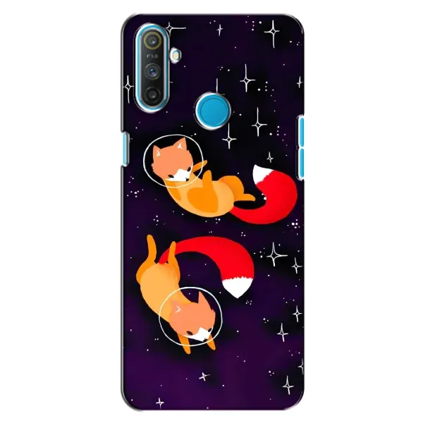 Чехол с рисунком «Лисы» для Realme C3 Чехол с рисунком «Лисы» для Realme C3